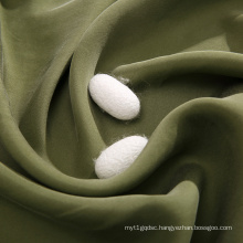 30MM heavyweight Army green rayon fabric viscose silk viscose fabric